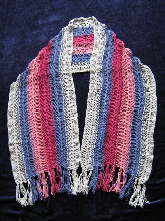 Rose Hairpin Lace Shawl