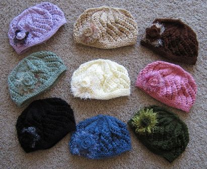 Lace Beret Group Picture