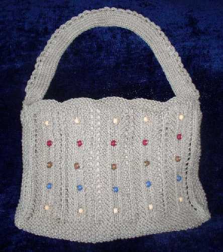 Lace and Beads Shoulder Bag