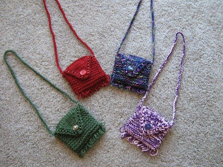 Mini Purse with Loop Fringe